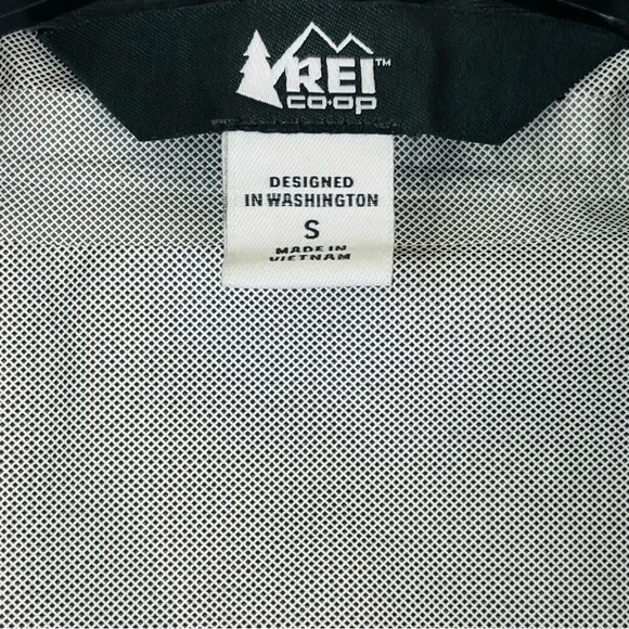 REI Co-op Peak 2.5L Rain Jacket Mens S Blue Hooded Lightweight Waterproof Shell - Picture 10 of 15
